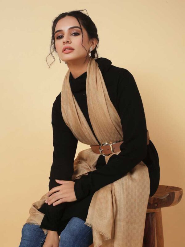 Virgin Cashmere Solid Scarf