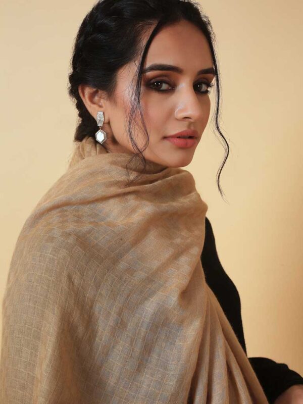 Virgin Cashmere Solid Scarf