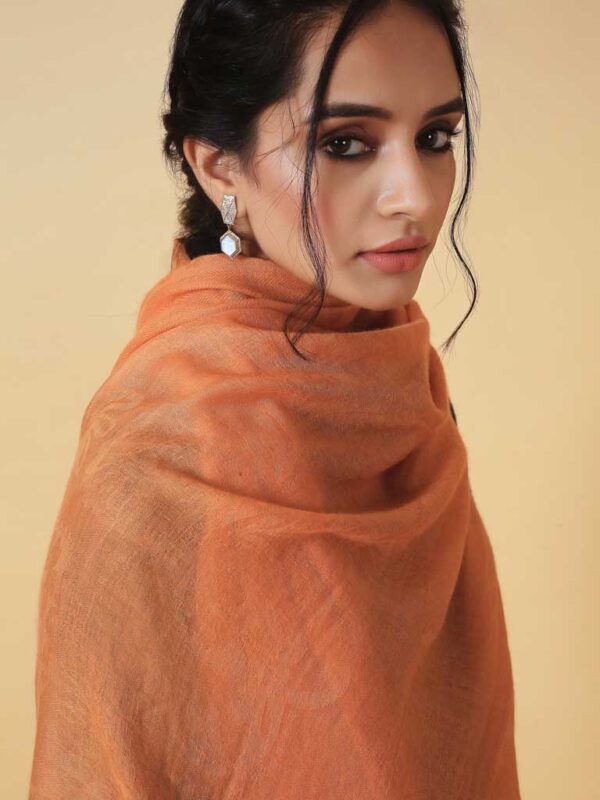 Virgin Cashmere Solid Scarf