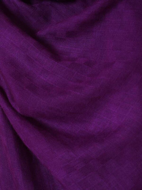 Virgin Cashmere Solid Scarf