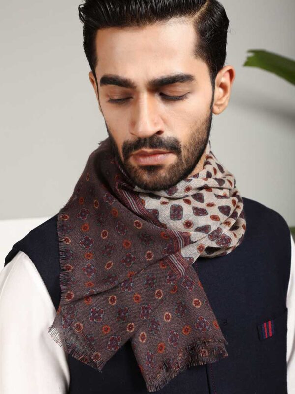 Unisex Tie Design Mens Scarf