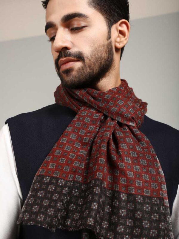 Unisex Tie Design Mens Scarf