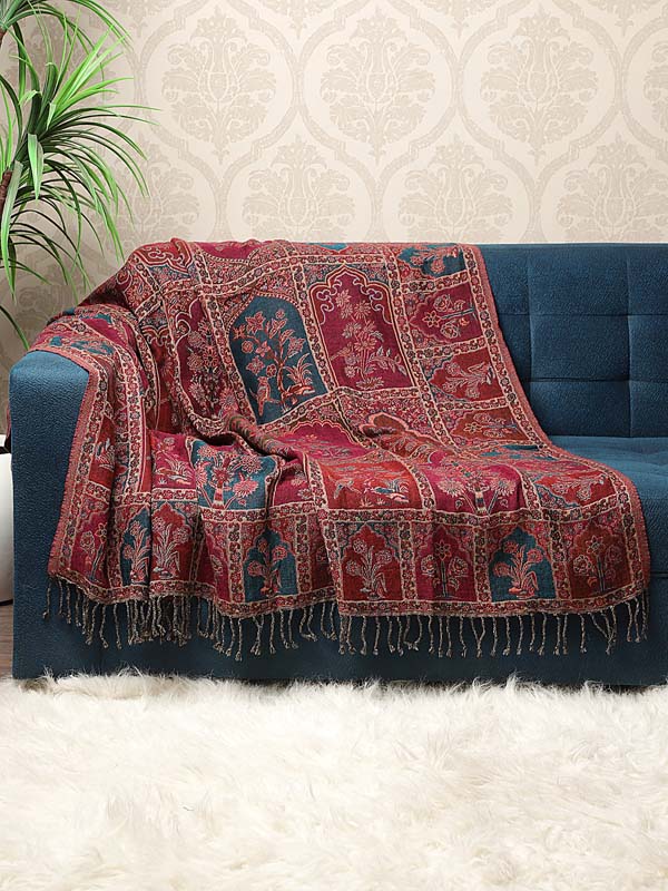 Ethnic Weave Merino Wool Throw