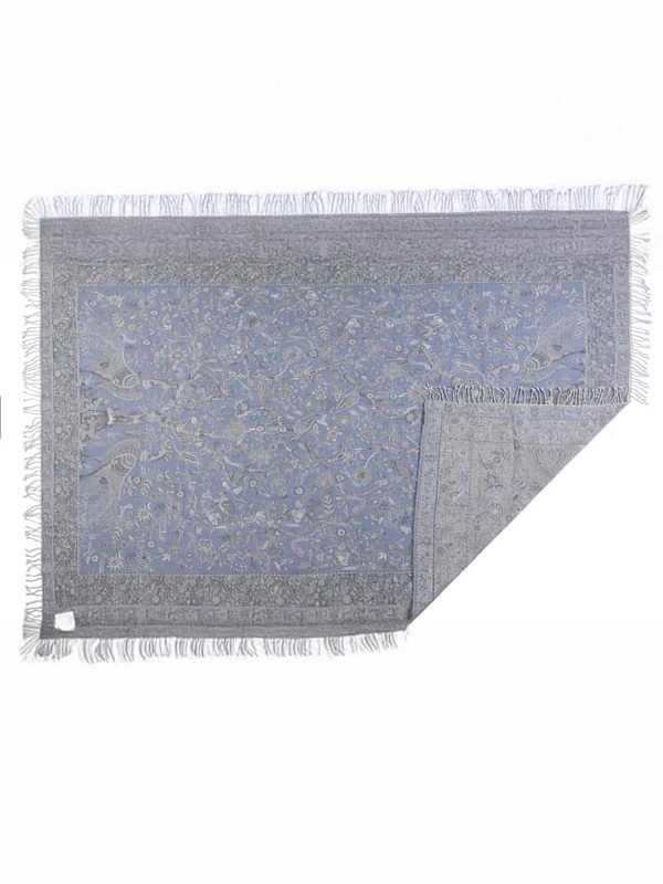 Birds & Flowers Merino Wool Throw