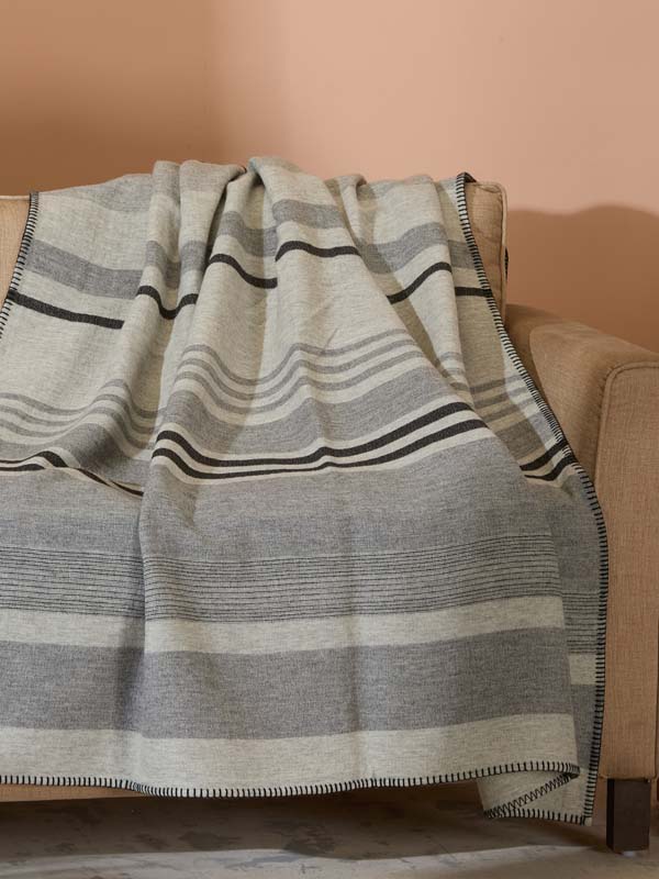 Lambswool Stripes Plaid