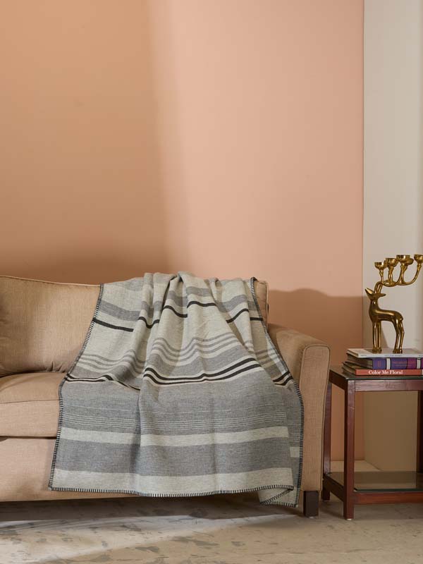 Lambswool Stripes Plaid