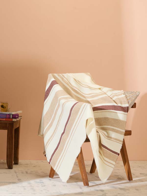 Lambswool Stripes Plaid