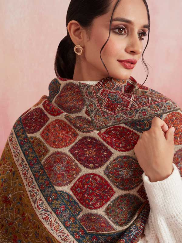 Boho Weave Ruana/ Cape