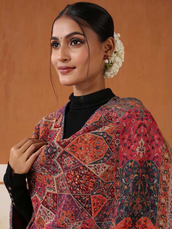 Boho Weave Ruana/ Cape