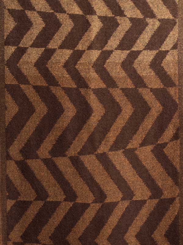 ZigZag Geo Wooly Scarf - Tashkent Taupe