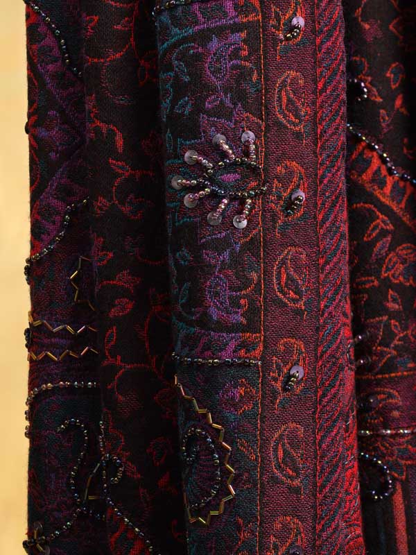 Paisley Fusion Hand Bead Wrap - Aurora Multi