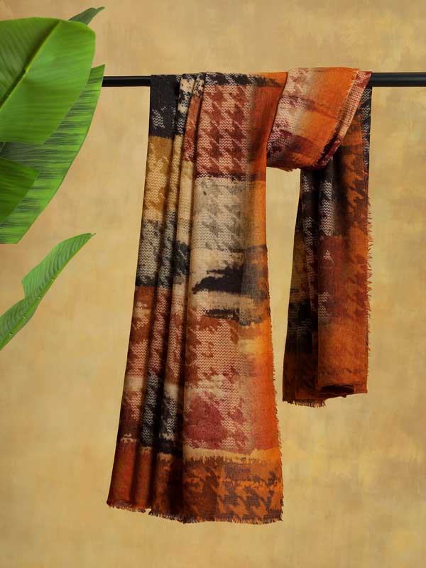 Axiom Merino Wool Scarf - Jaffa Orange