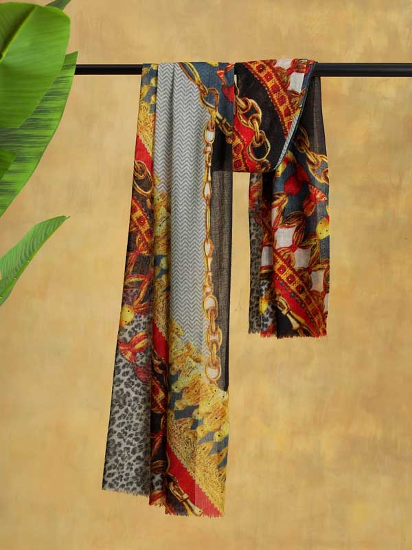 Zenith Merino Wool Crystal Scarf - Modesto Multi