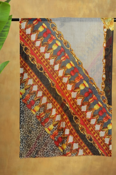 Zenith Merino Wool Crystal Scarf - Modesto Multi