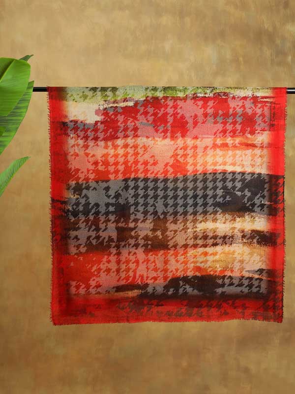 Axiom Merino Wool Scarf - Raipur Red