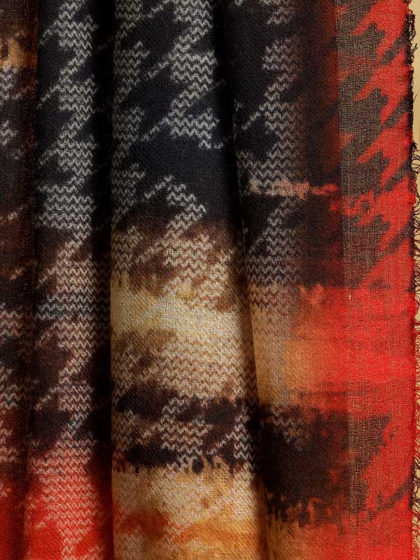 Axiom Merino Wool Scarf - Raipur Red