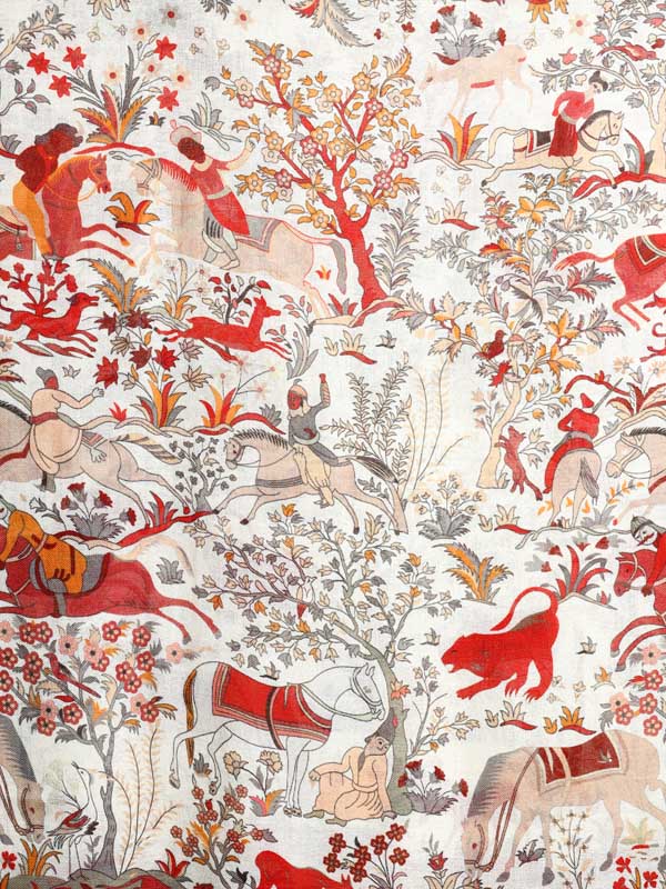 Gurh Vanaspati Wool Twill Stole -Mathura Red