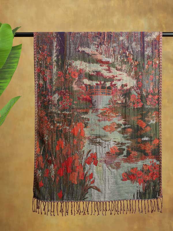 Zen Garden Art Scarf - Multi