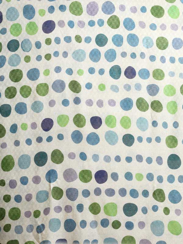 Thalassa Wool Self Weave Scarf - Lime Blue