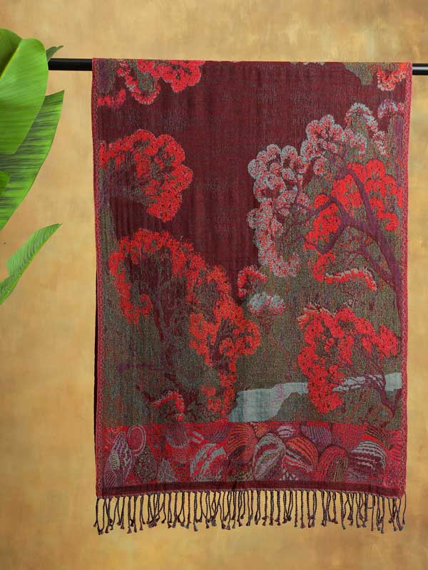 Trees of the Garden Art Scarf - Multi