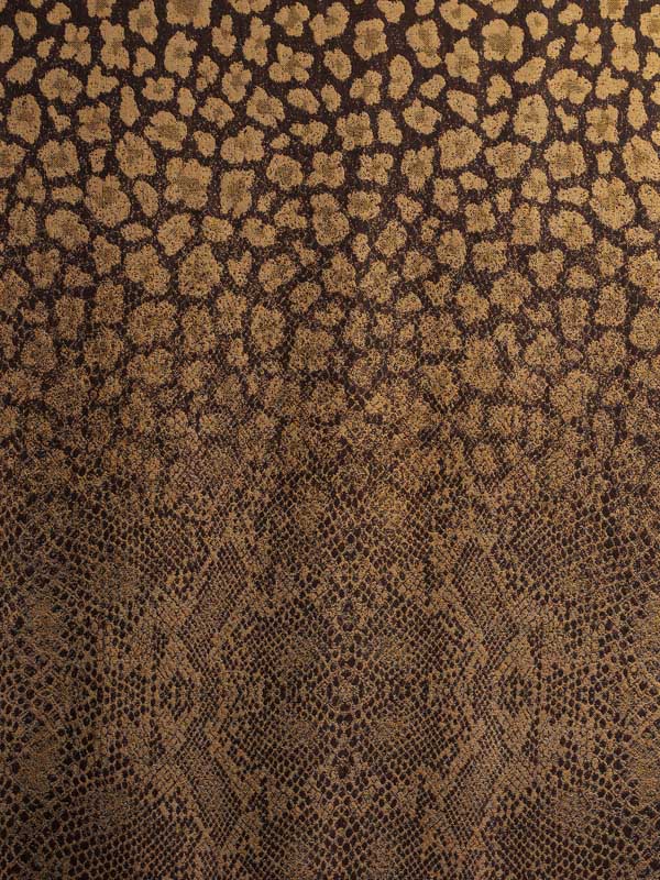 Wild Textures Weave Wool Blend Scarf - Khaki Brown