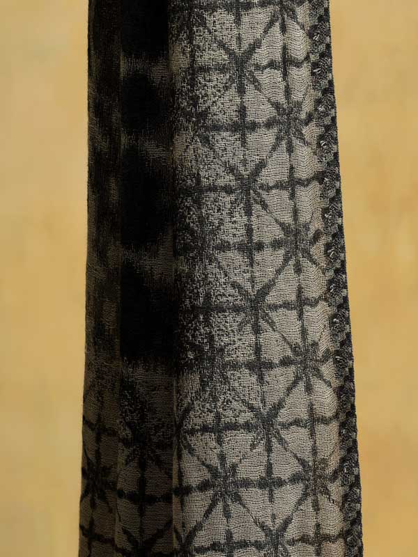 Dye Dreams Wool Blend Stole - Slate Grey