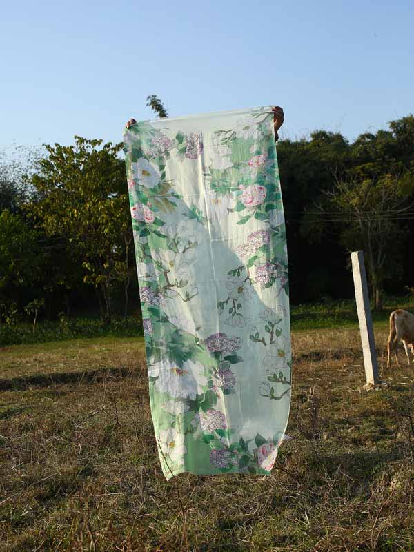 Interflora Print Cotton Scarf
