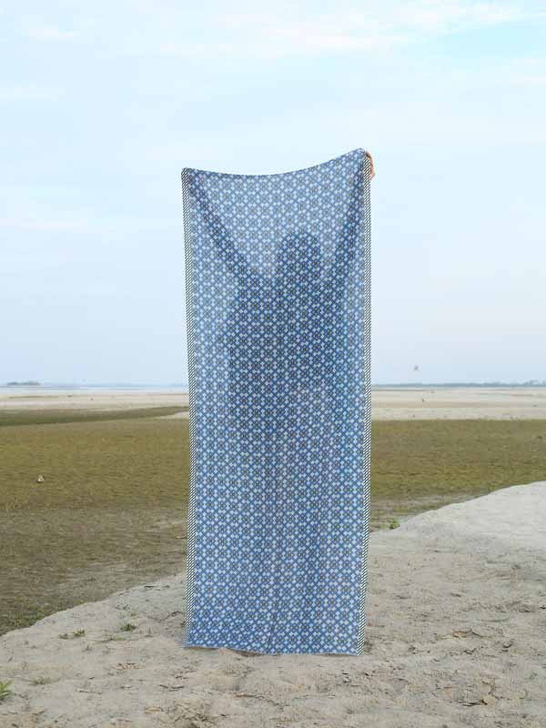 Tie Design Silk Modal Scarf