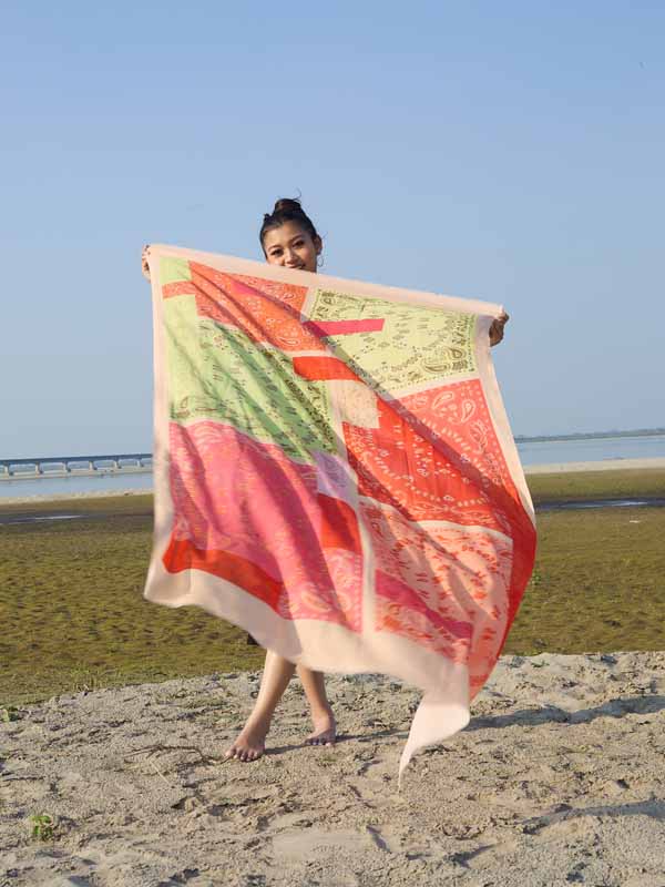Bandana Paisley Silk Modal Scarf