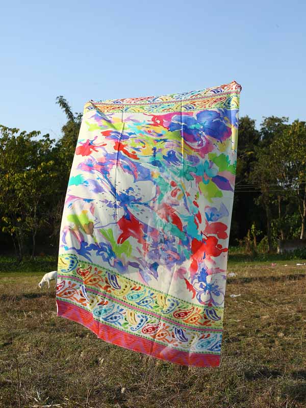 Paint Splash Modal SIlk Scarf