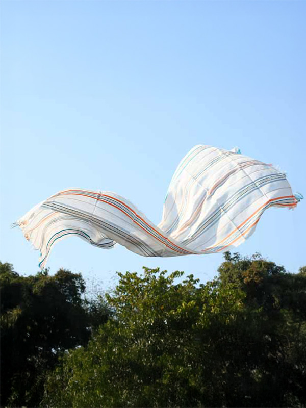 Stripes Cotton Woven Scarf