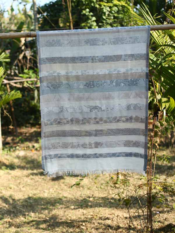 Texture Weave Woven Scarf