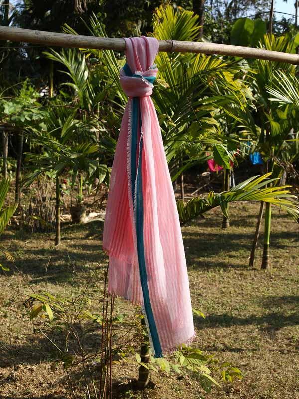 Stripes Cotton Woven Scarf