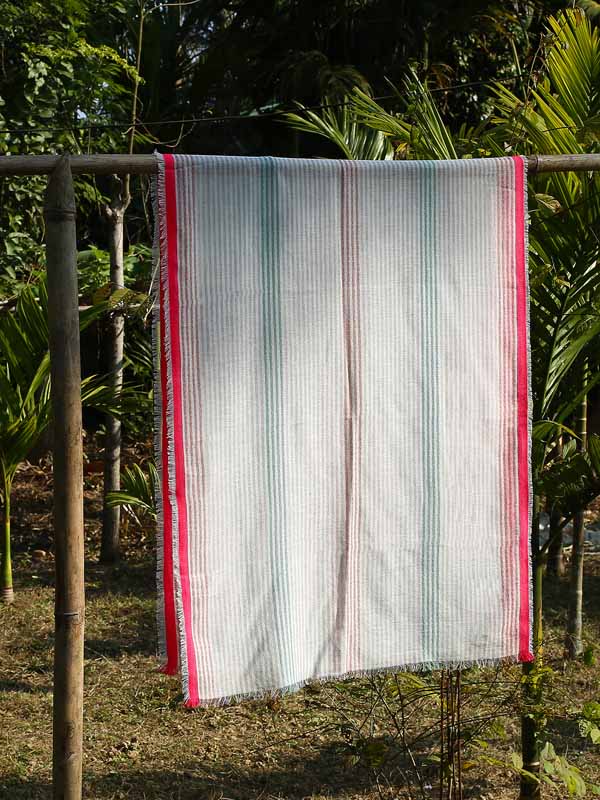 Stripes Cotton Woven Scarf