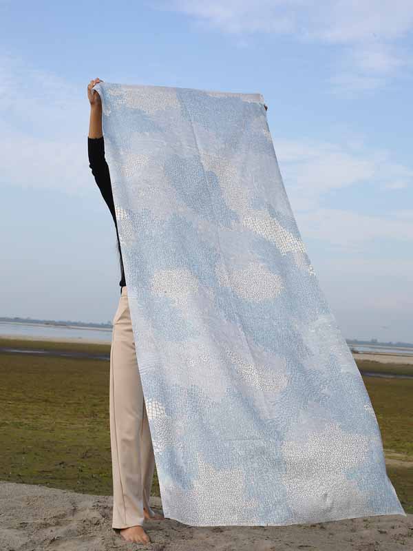 Animal  Print Silk Scarf