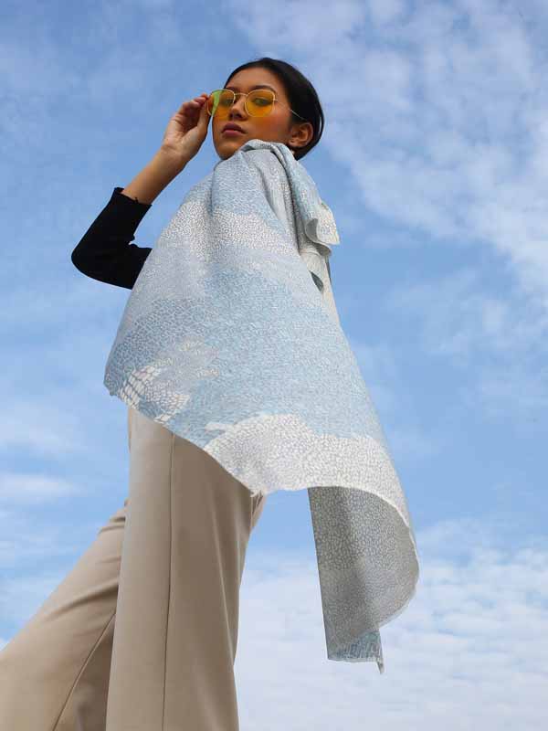 Animal  Print Silk Scarf