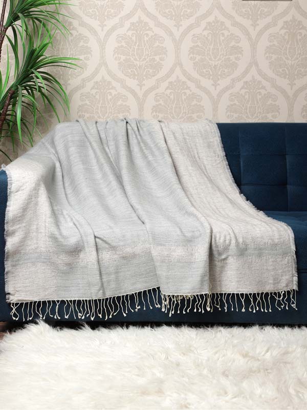 Textured Weave Cotton Wool Plaid