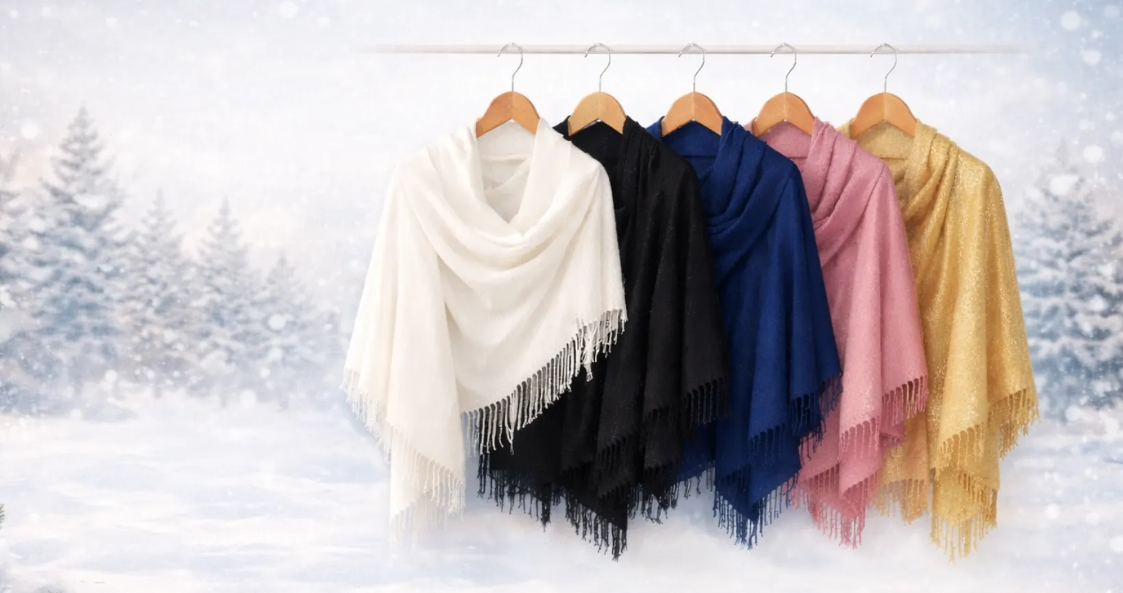 Top 5 Most Popular Shawl Colors for Winter Season