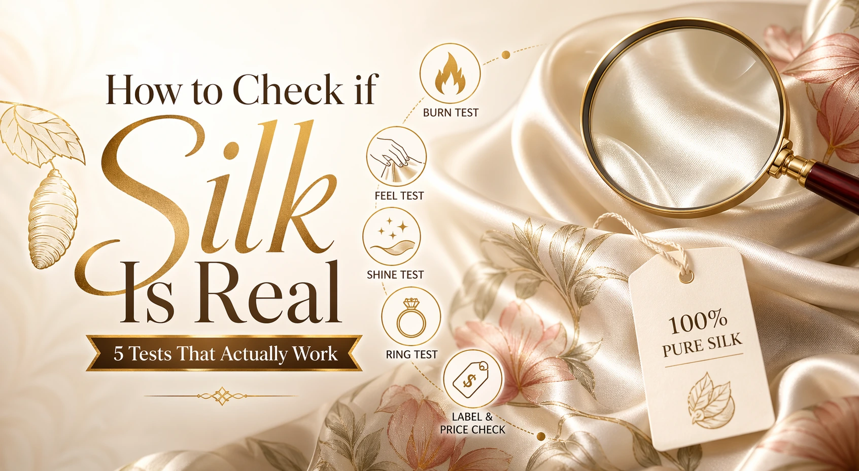 How to Check if Silk Is Real: 5 Tests That Actually Work