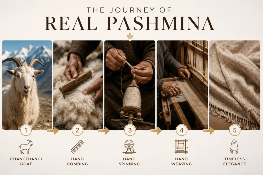 What is Real Pashmina and Where Does It Actually Come From?