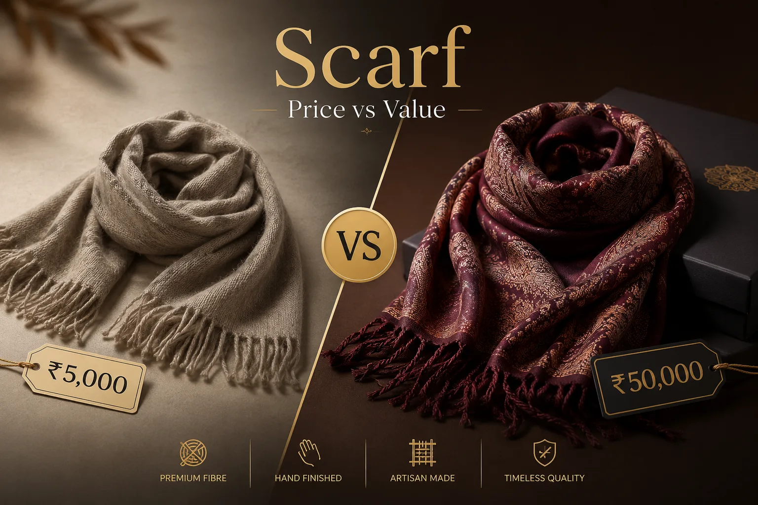 The ₹5,000 Scarf vs the ₹50,000 Scarf: A Manufacturer Explains What You’re Really Paying For