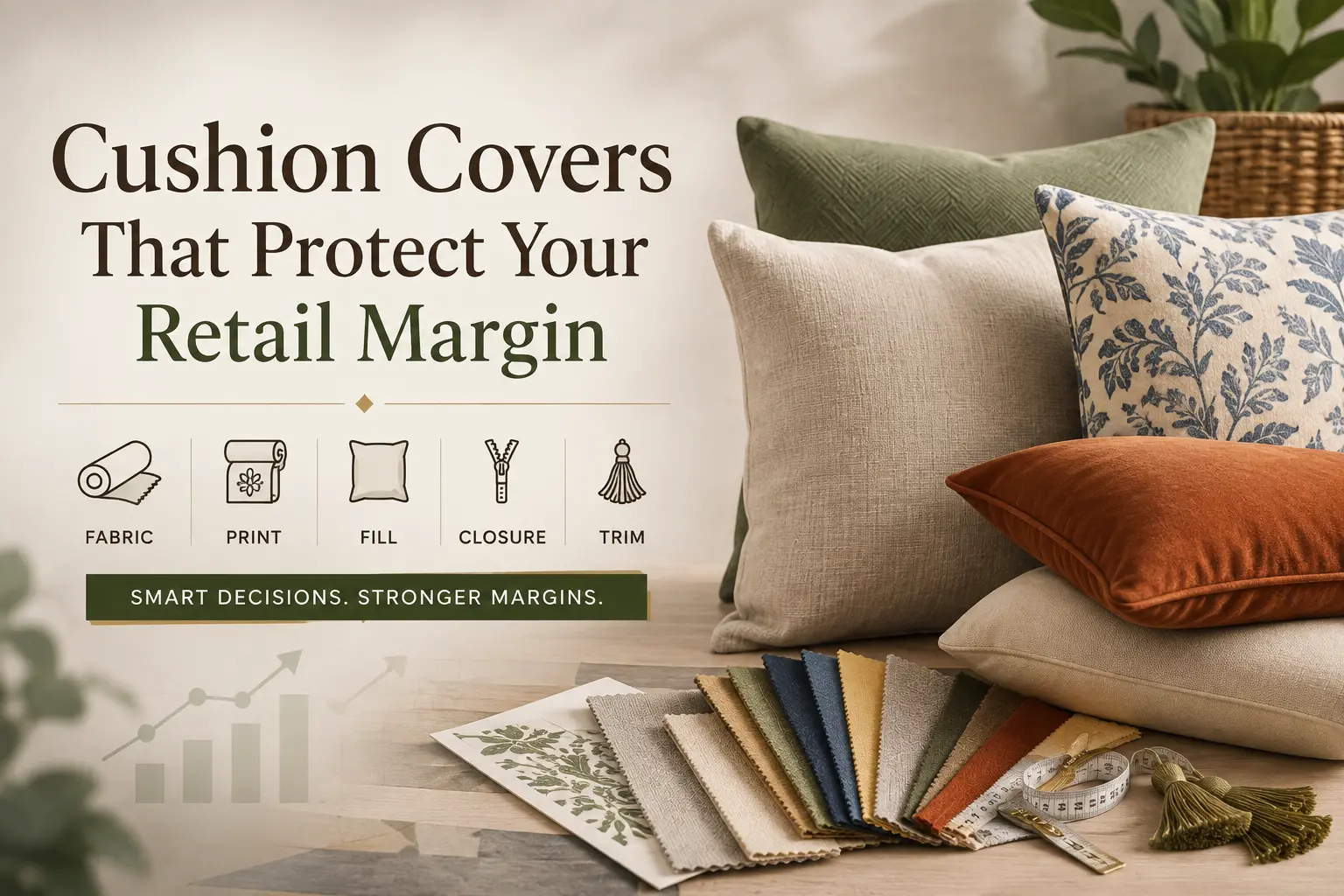 Cushion Covers Manufacturer in India: The Fabric, Print, and Fill Decisions That Actually Determine Your Retail Margin